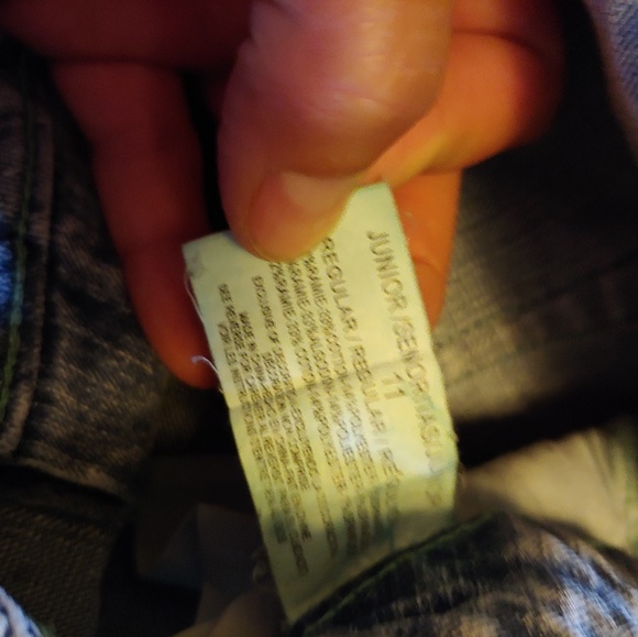 Lei Denim Shorts Junior size 11 Light Blue - Picture 3 of 4